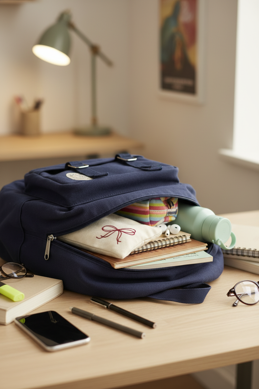 Pouch Going Into School Bag
